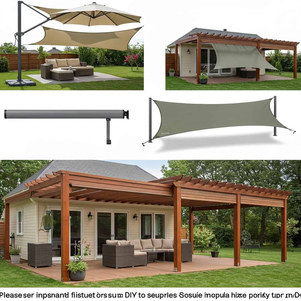 5. シェードやパーゴラで日差しをコントロール