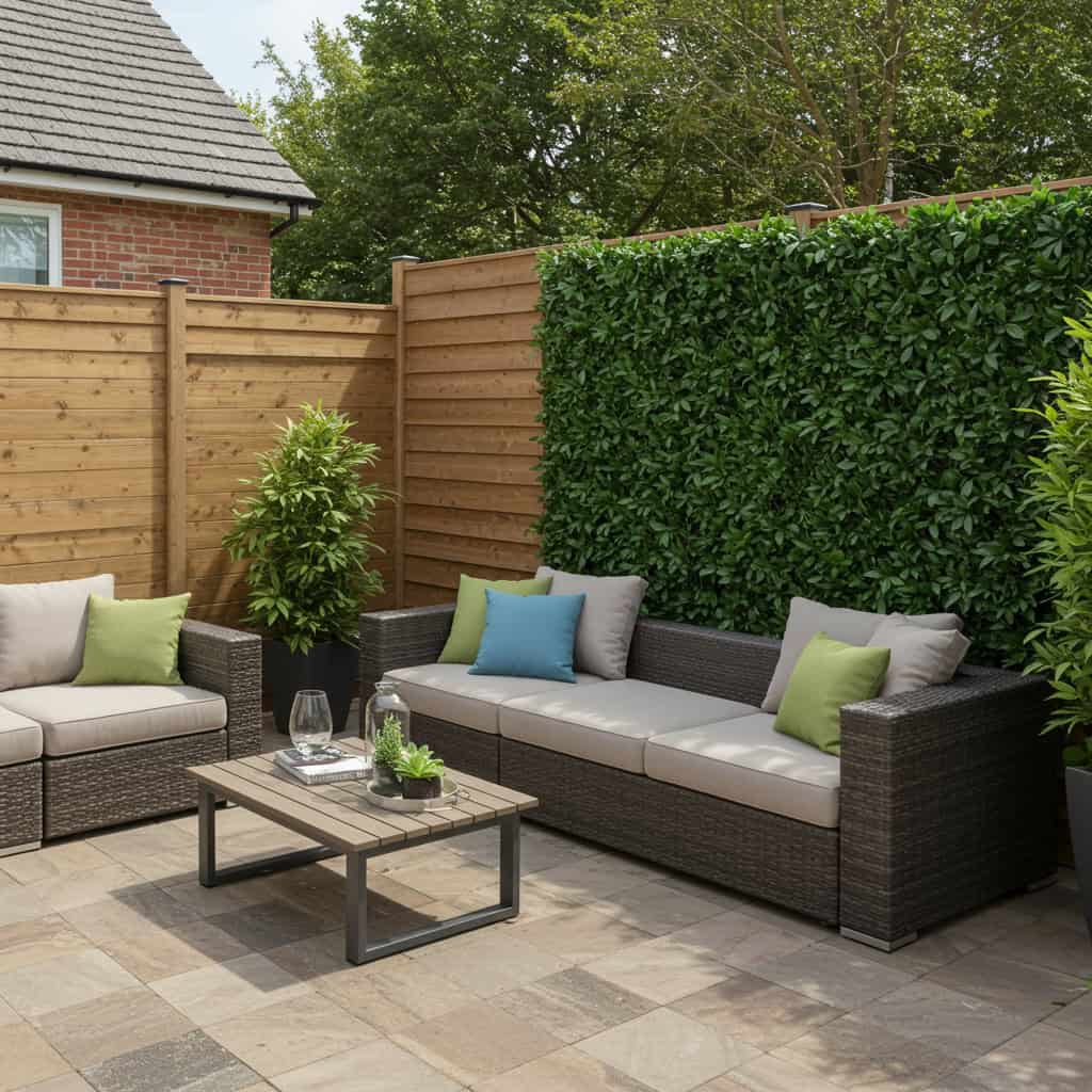 7. プライバシーを守るフェンスやグリーンウォール