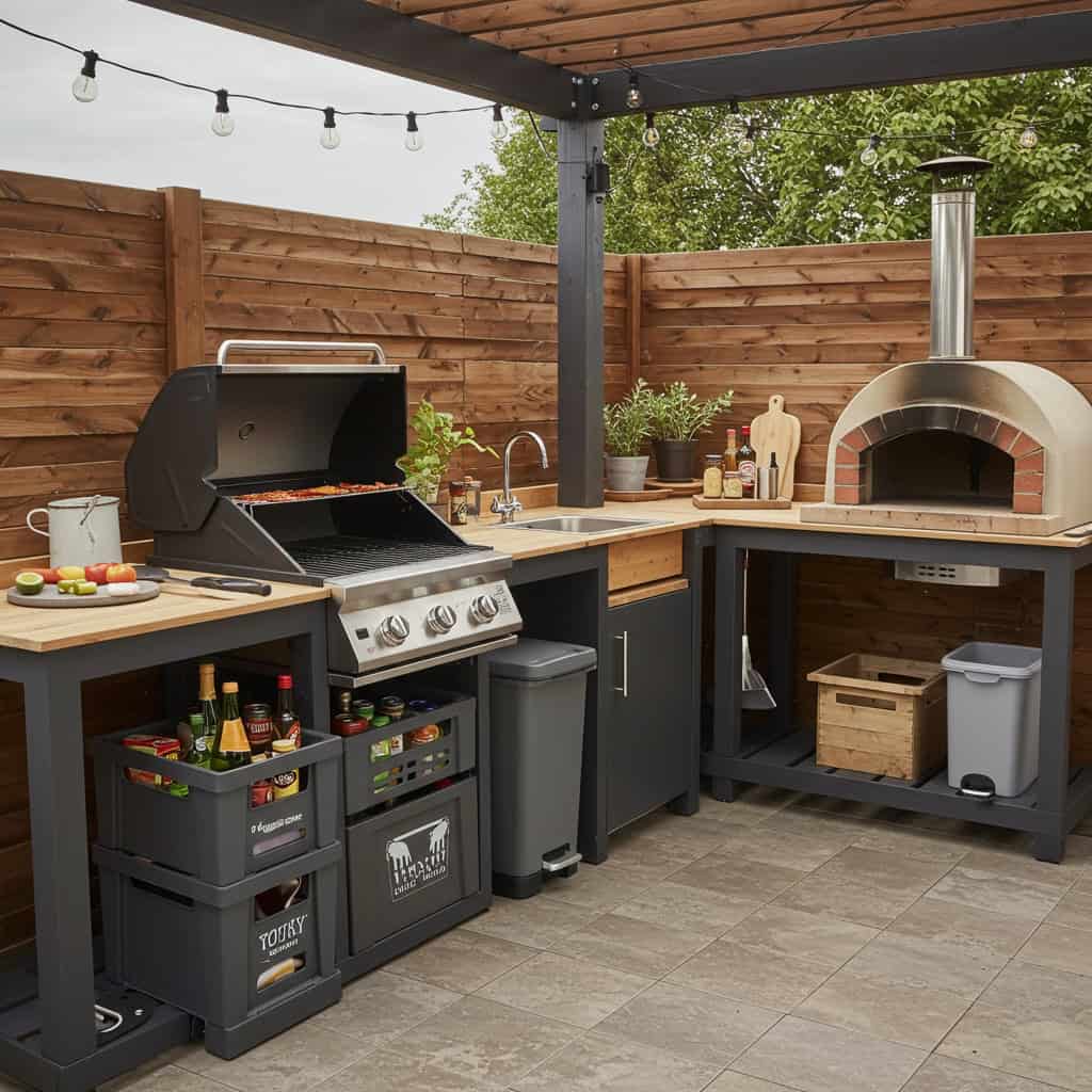 11. 屋外キッチンスペースの設計