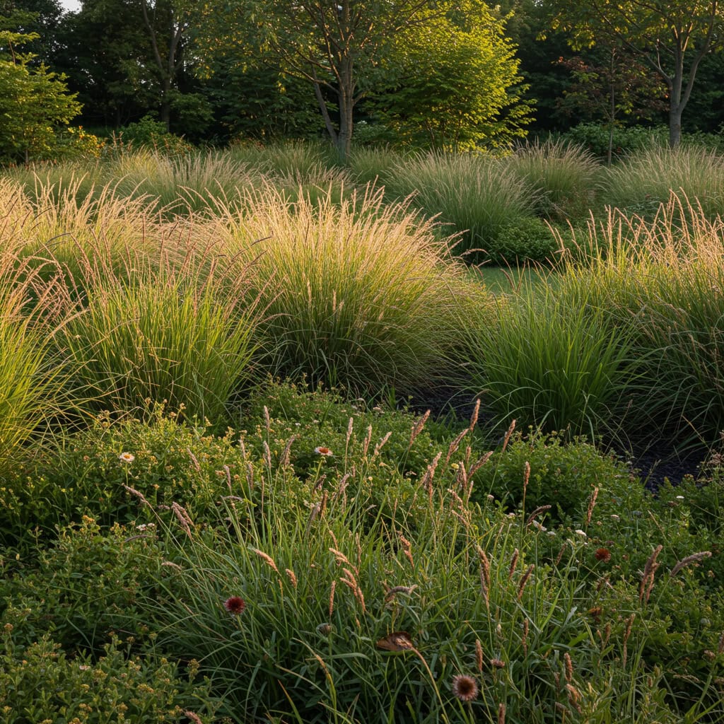 14. 自然な野草風ガーデン