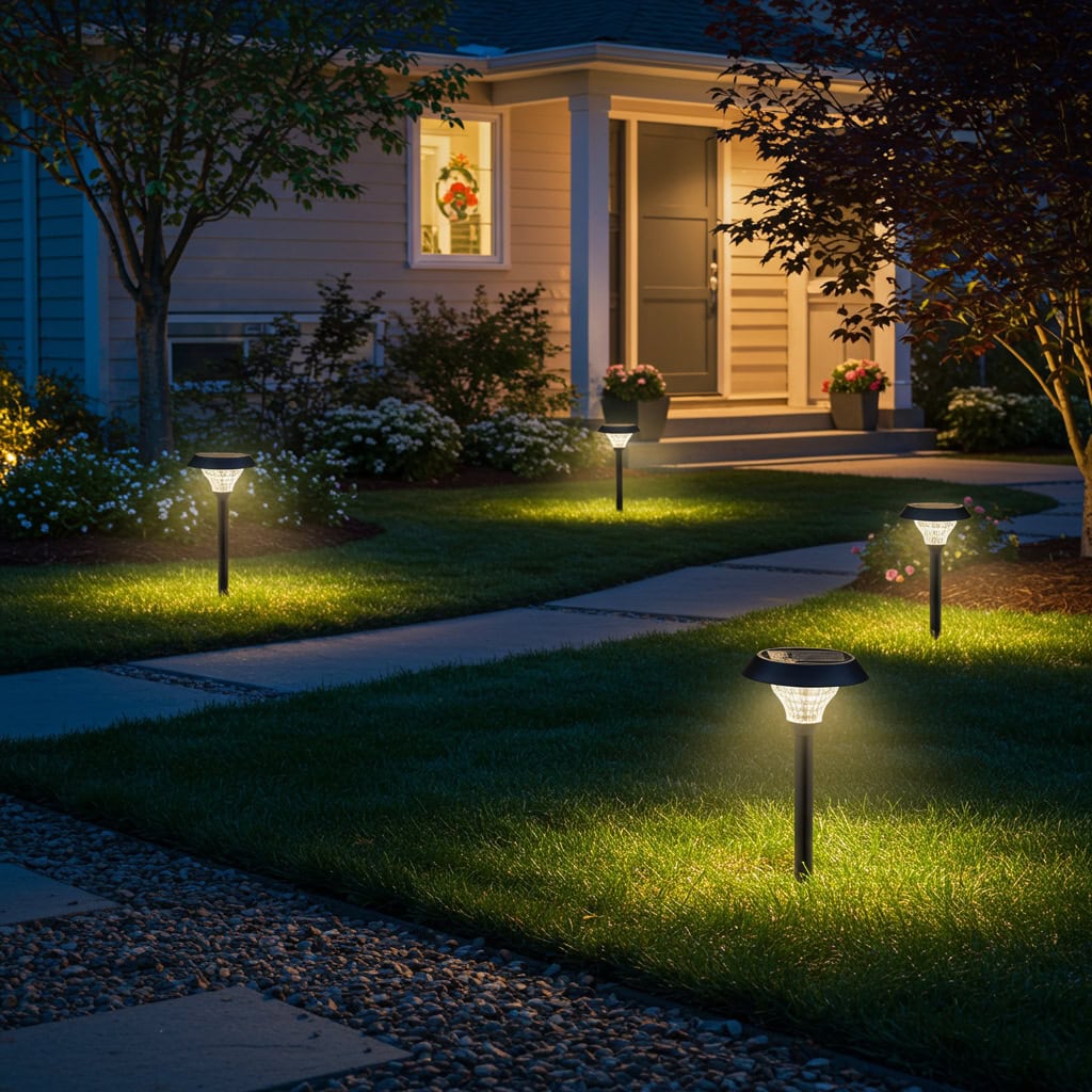 17. ソーラーライトの設置