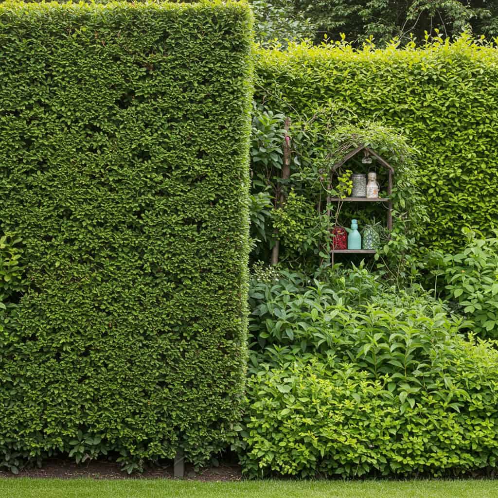 9. 完璧に刈り込まれた生垣