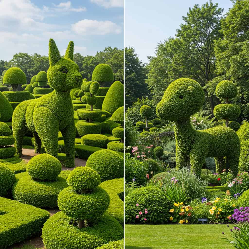 11. 樹木を極端に切り詰めるトピアリーアート