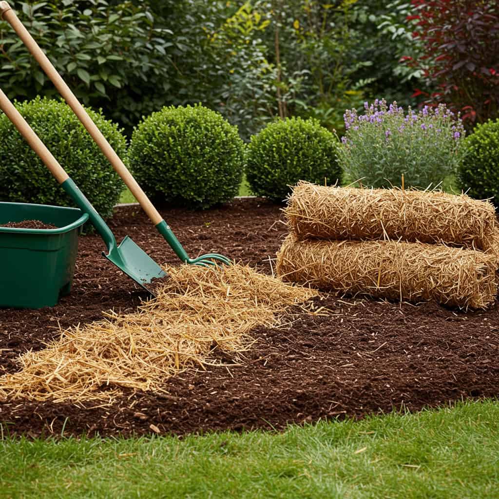 6. マルチングで雑草と乾燥を防ぐ