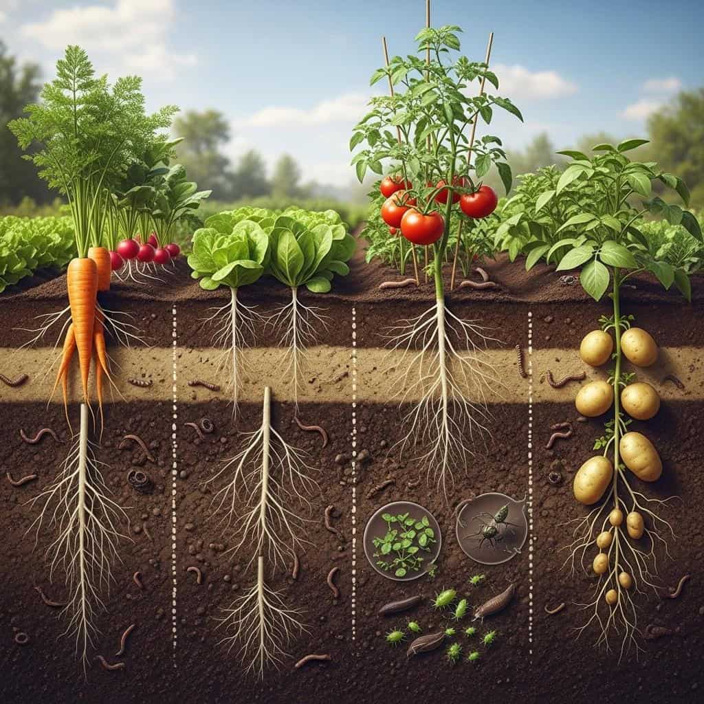 12. ローテーション栽培で連作障害防止