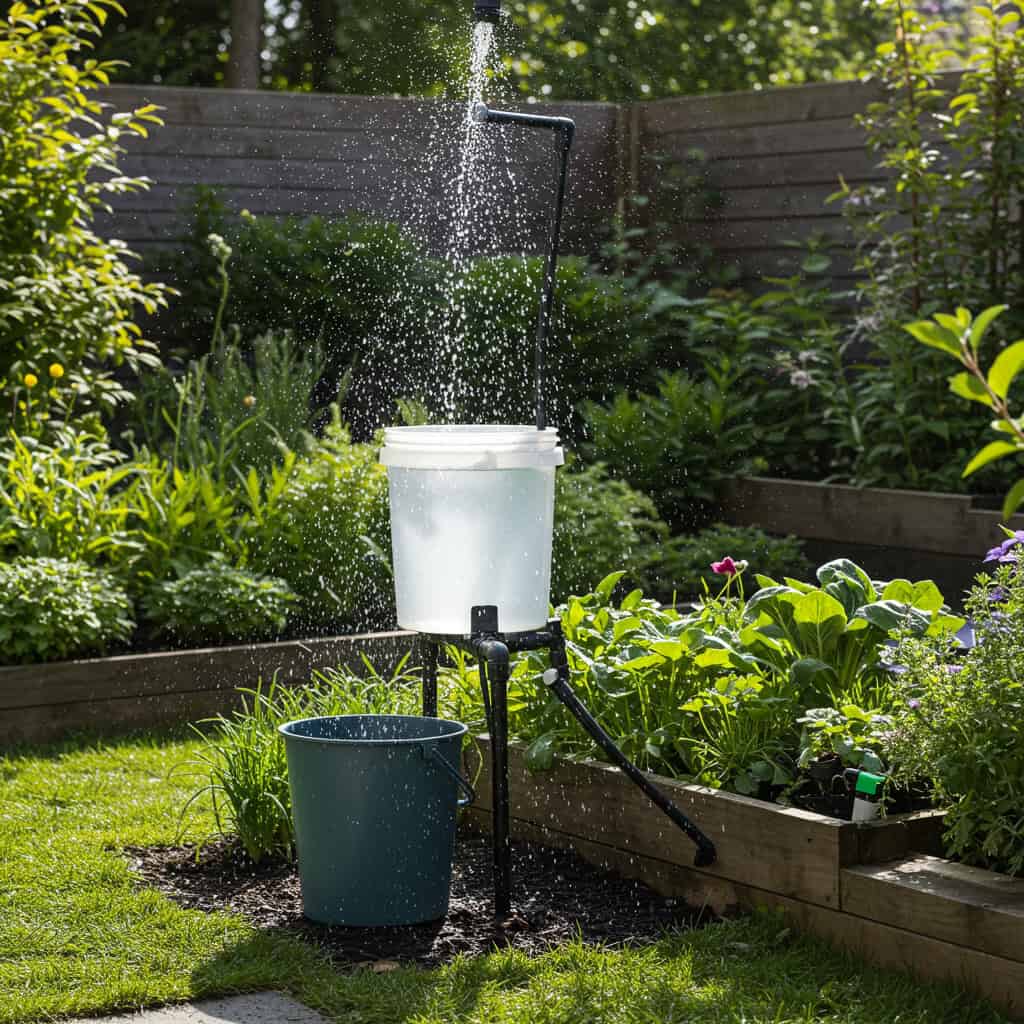 17. 雨水の再利用でエコガーデン