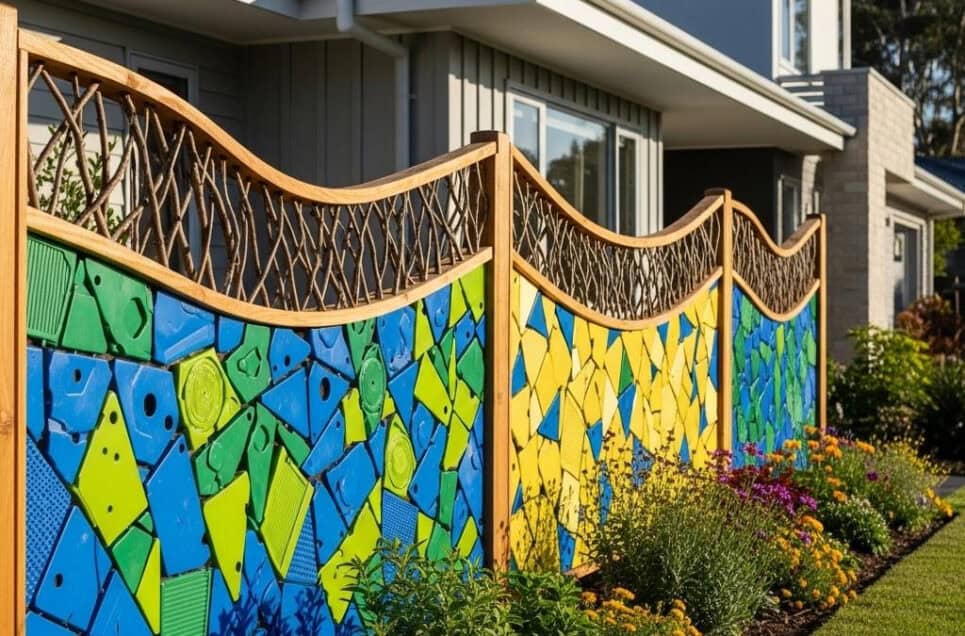 15個のユニークなDIYフェンスアイデア