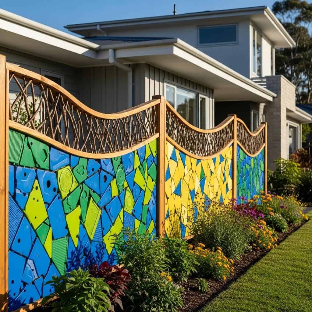 15個のユニークなDIYフェンスアイデア
