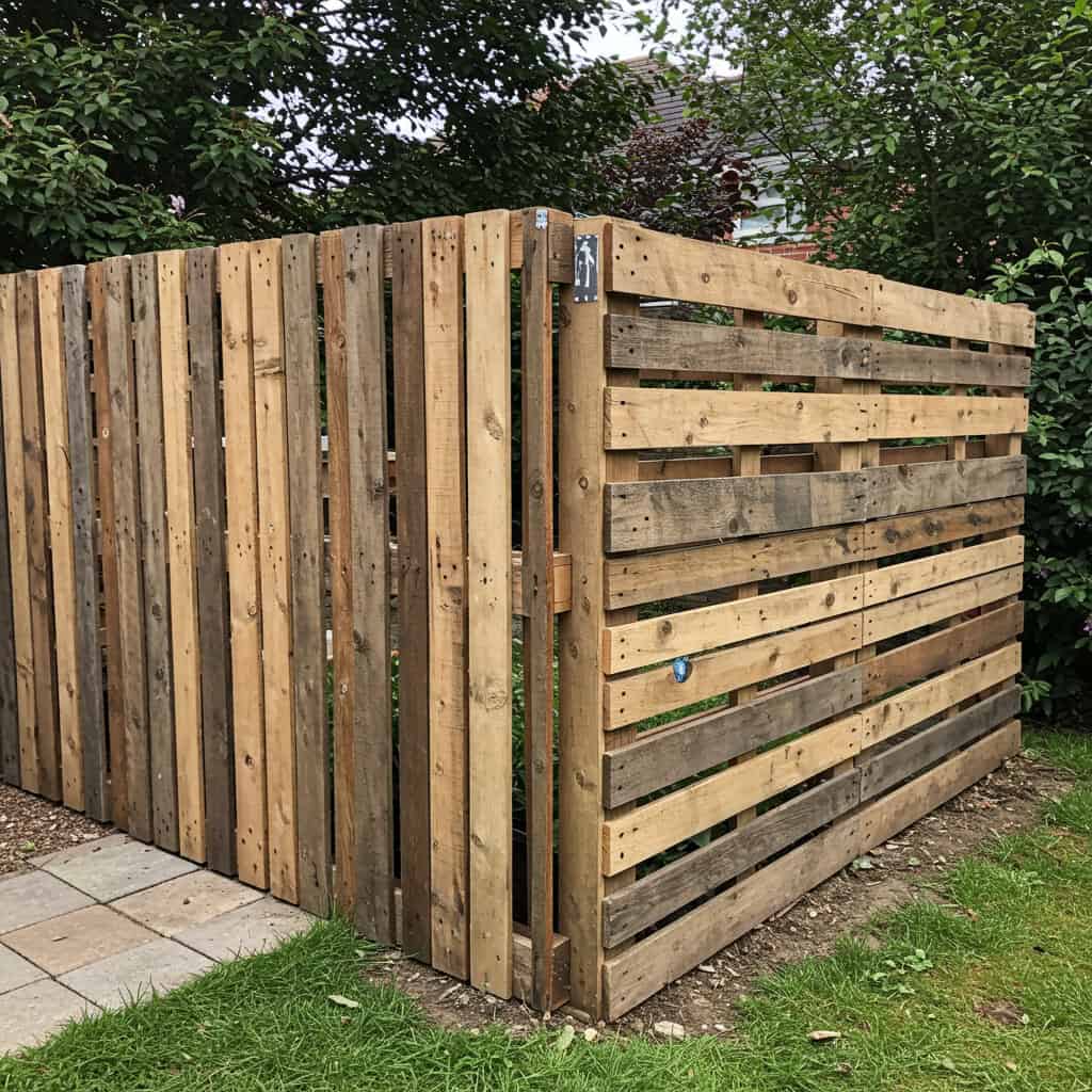 1. パレットフェンス