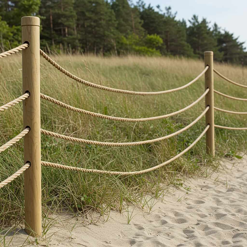 10. ロープフェンス