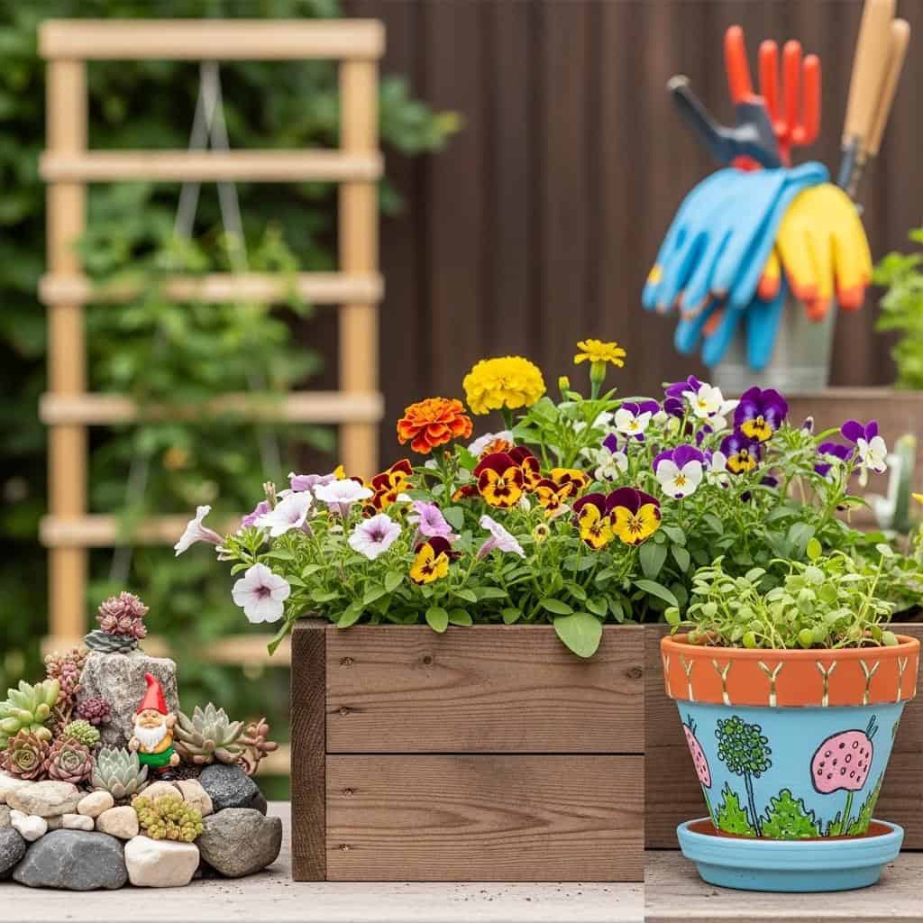 庭をリフレッシュ！20のDIYガーデンプロジェクト