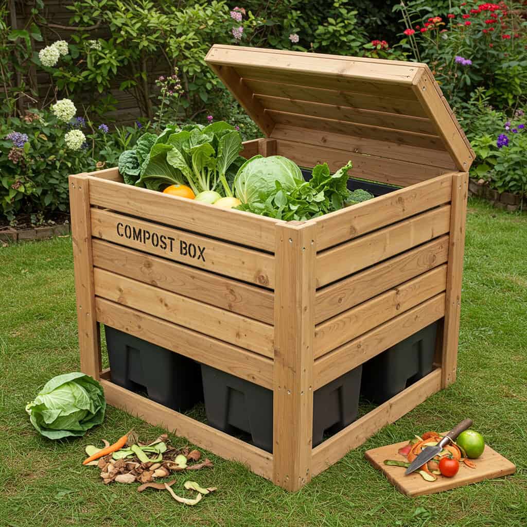 11. 手作りコンポストボックス