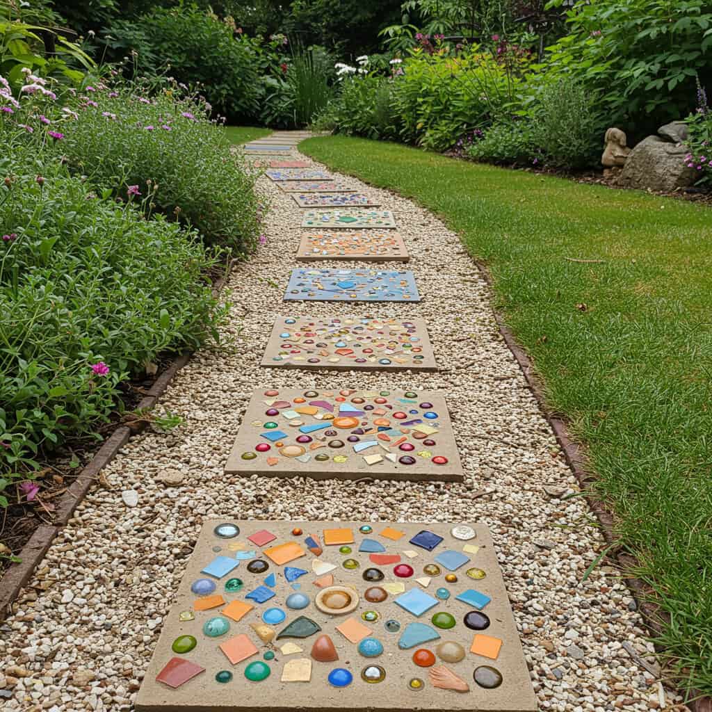 14. カラフルなステップストーン