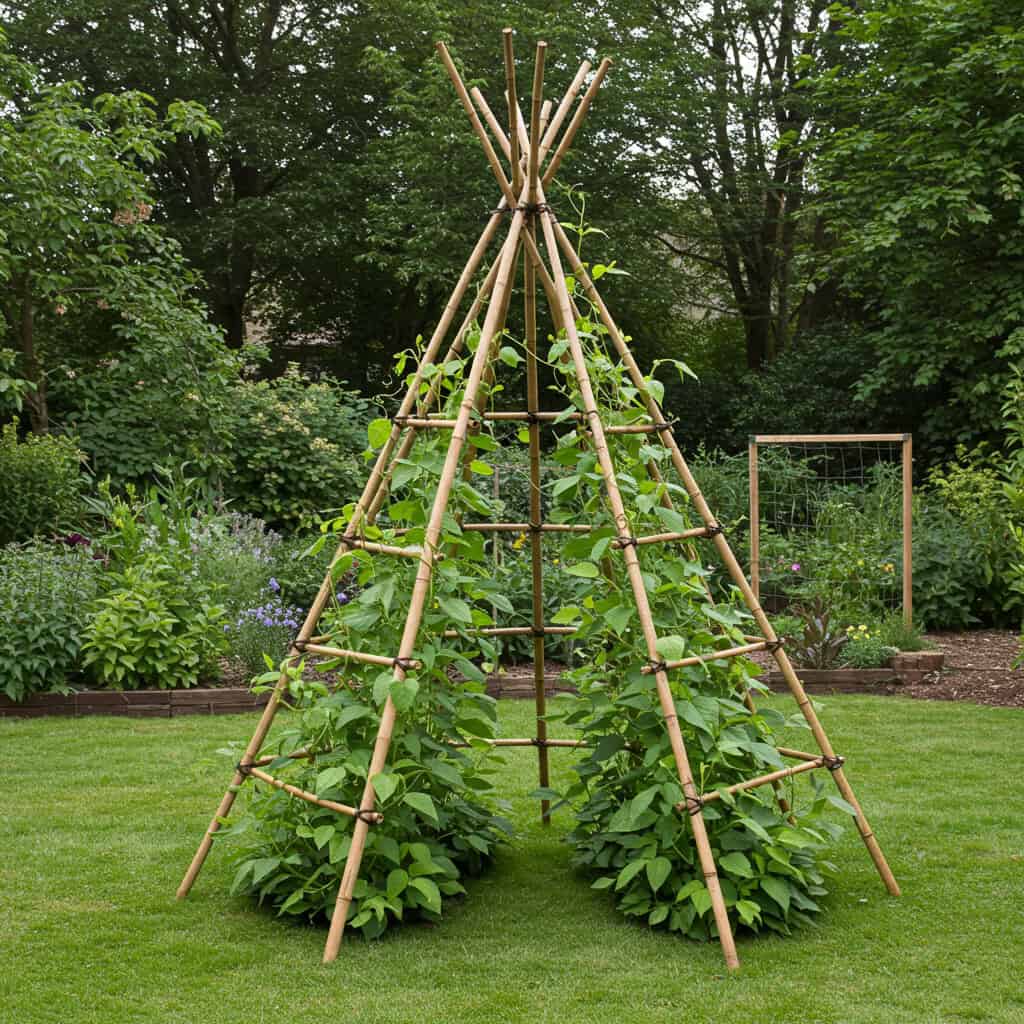 18. ガーデンティピ(テント型支柱)