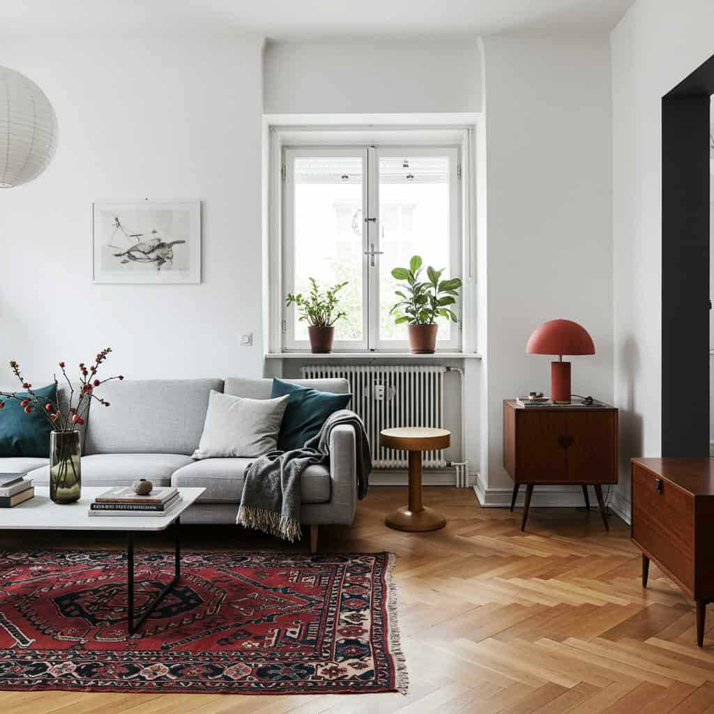 現代とヴィンテージスタイルを自宅でミックスする方法