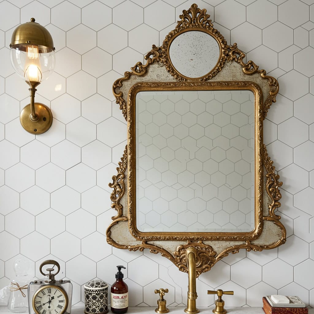 16. バスルームで遊び心をプラス