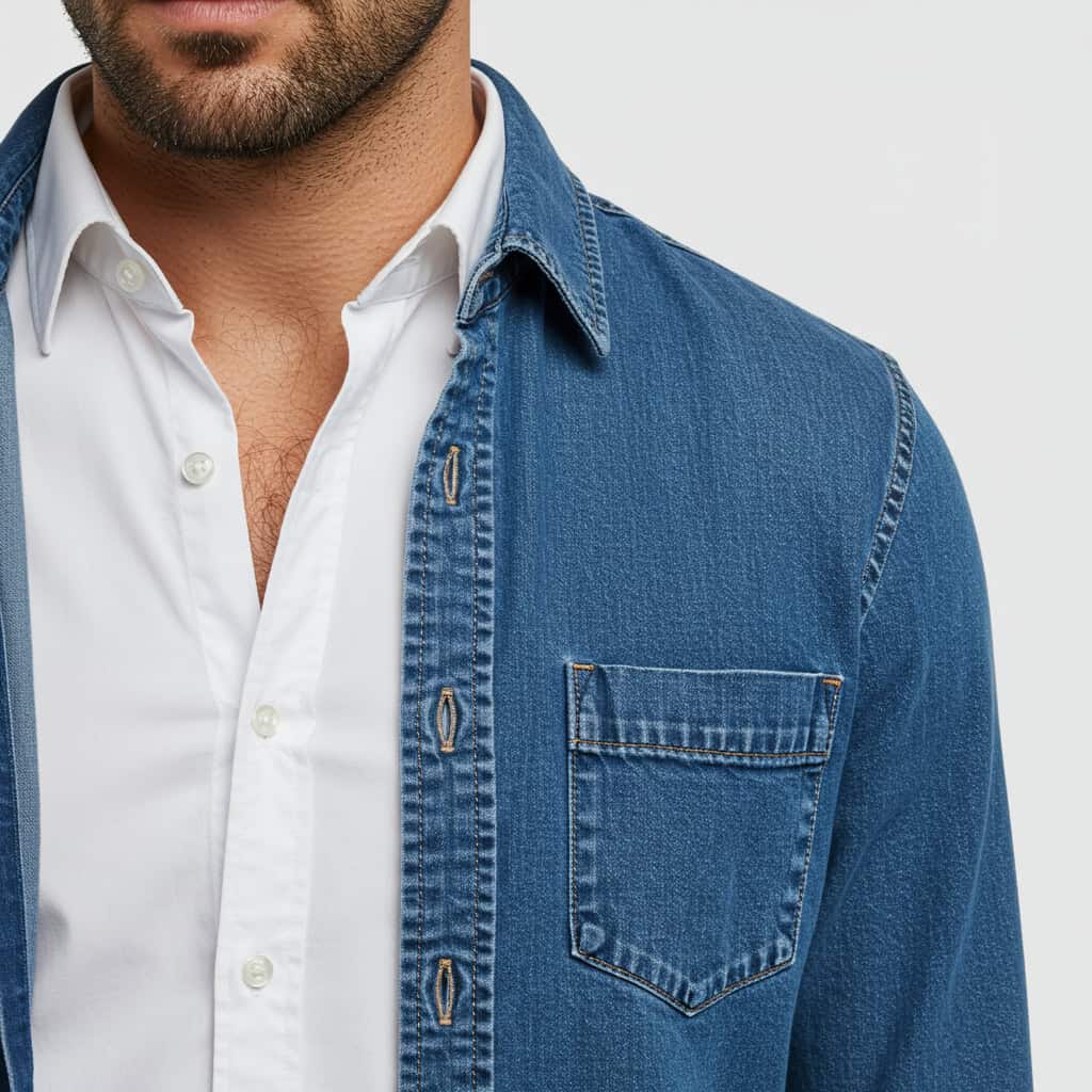 9. シャツ（白やデニム）