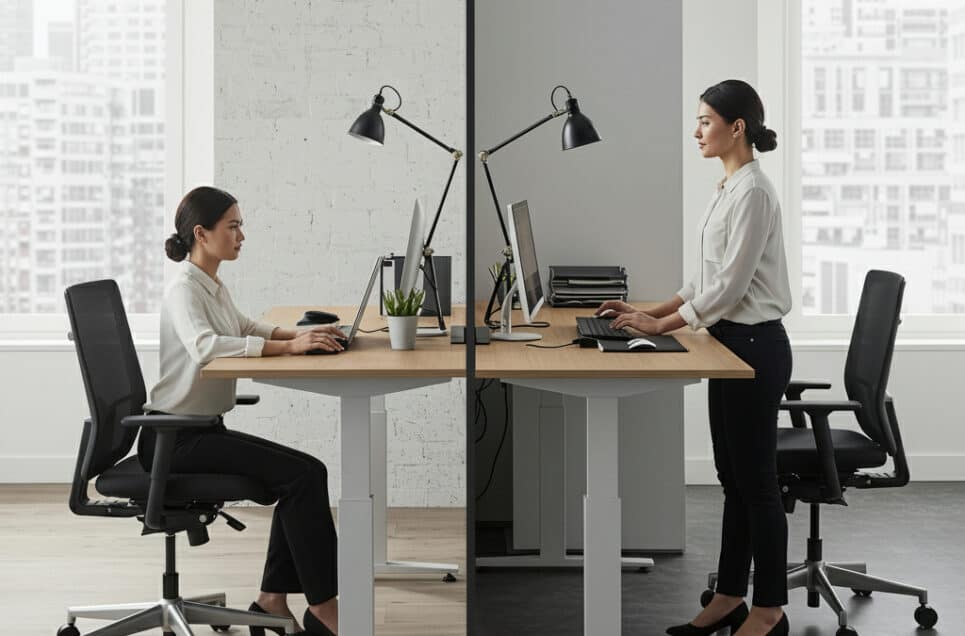 どれくらい座り、どれくらい立つべきか？最新研究が明かす健康に最適なバランス