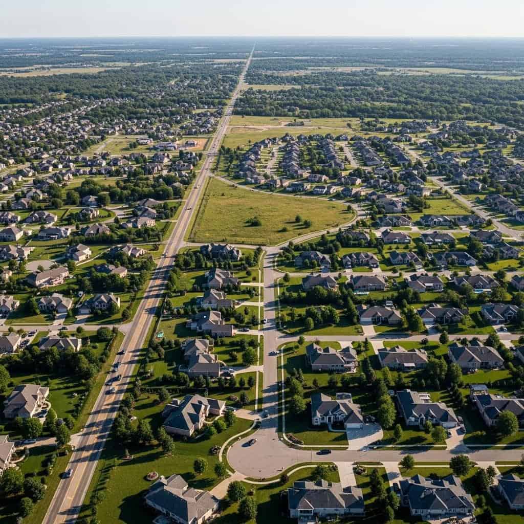 なぜアメリカ人は何もかもから遠く離れて暮らしているのか