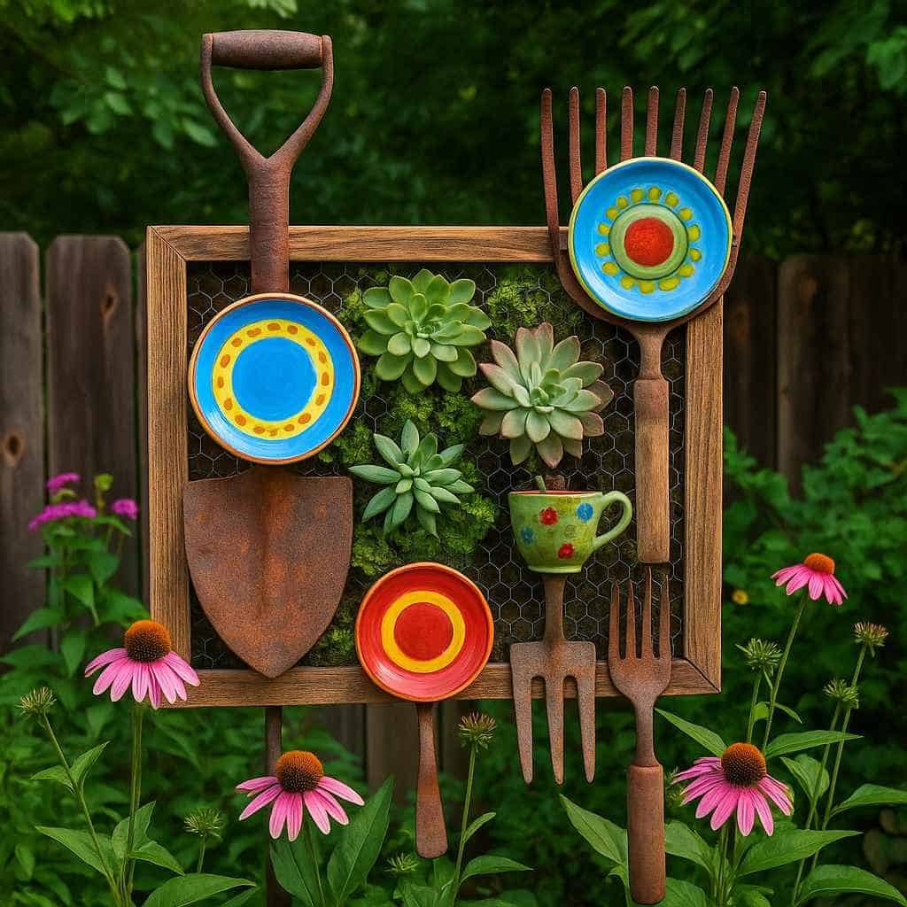 Upcycle garden art resized