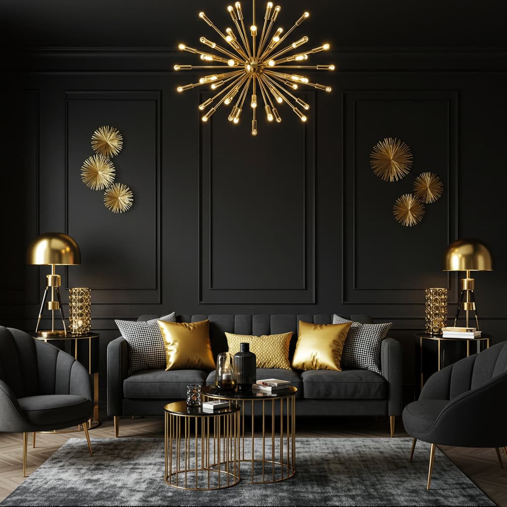 5. ブラック &times; ゴールド