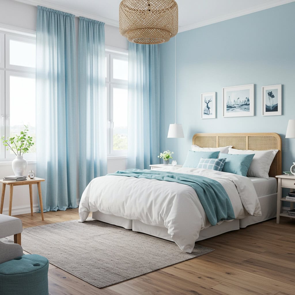 13. パステルブルー &times; ホワイト