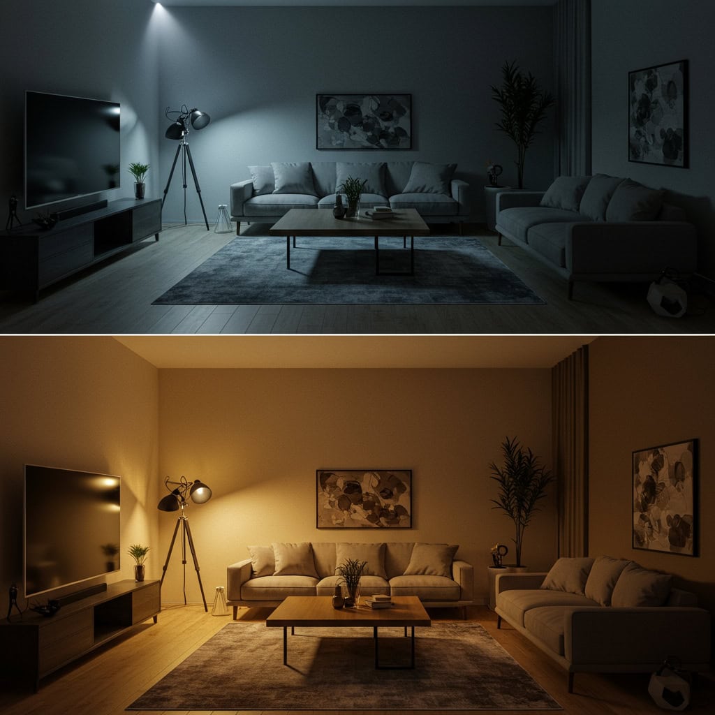 1. 明るさを調整する照明の工夫