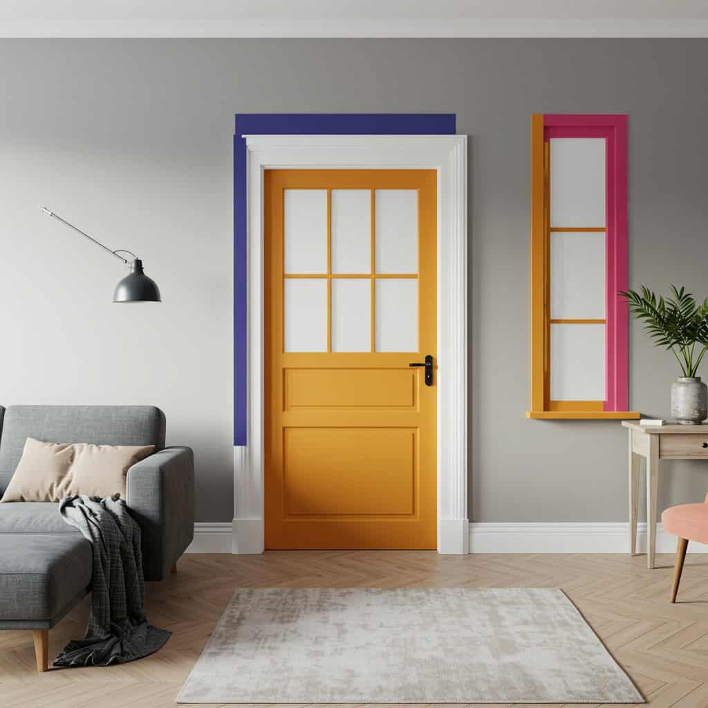 10. ドアや窓枠のペイント