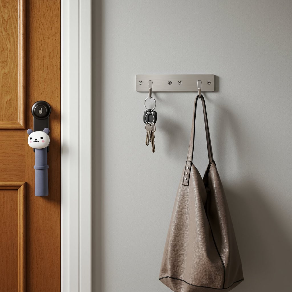 13. ドアストッパーやフックの追加