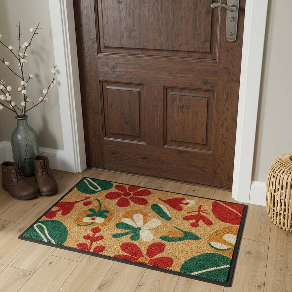 2. 魅力的な玄関マットを選ぶ