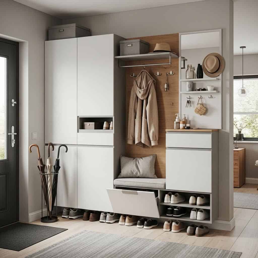 6. 機能的な収納スペースの確保