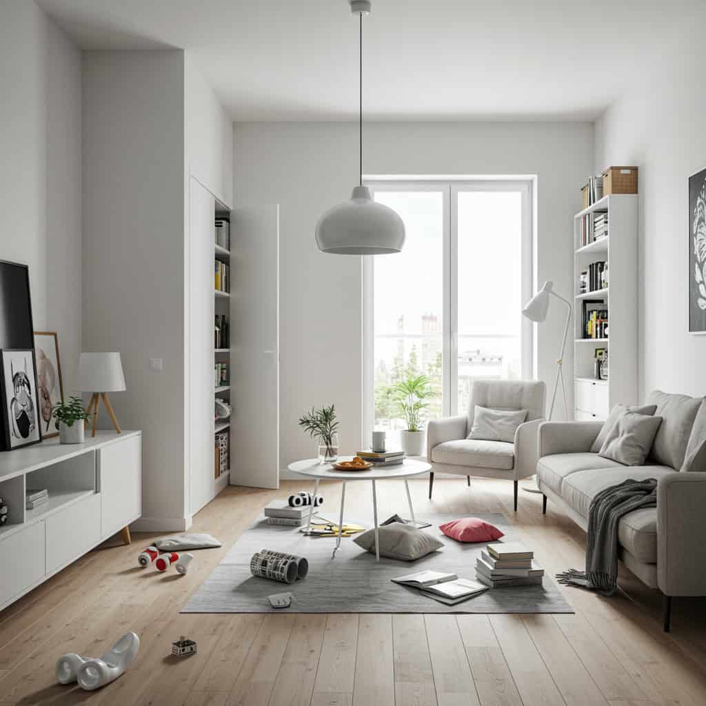 2. 十分な収納スペースを確保しない