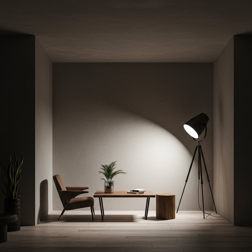 9. 照明の使い方が単調