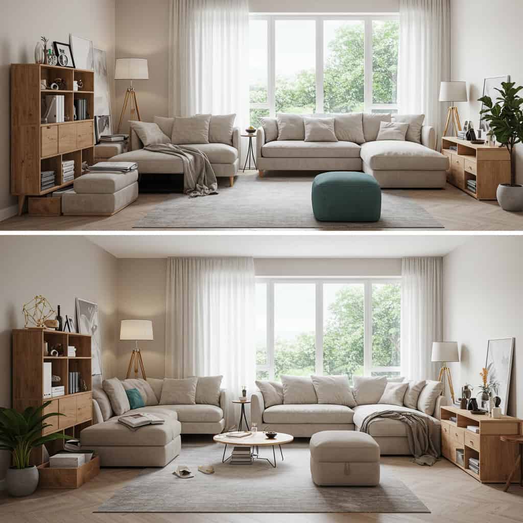 13. 家具の統一感がない