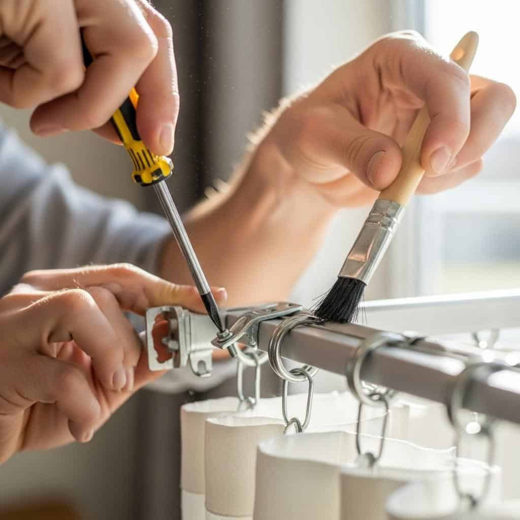10. カーテンレールの調整・修理
