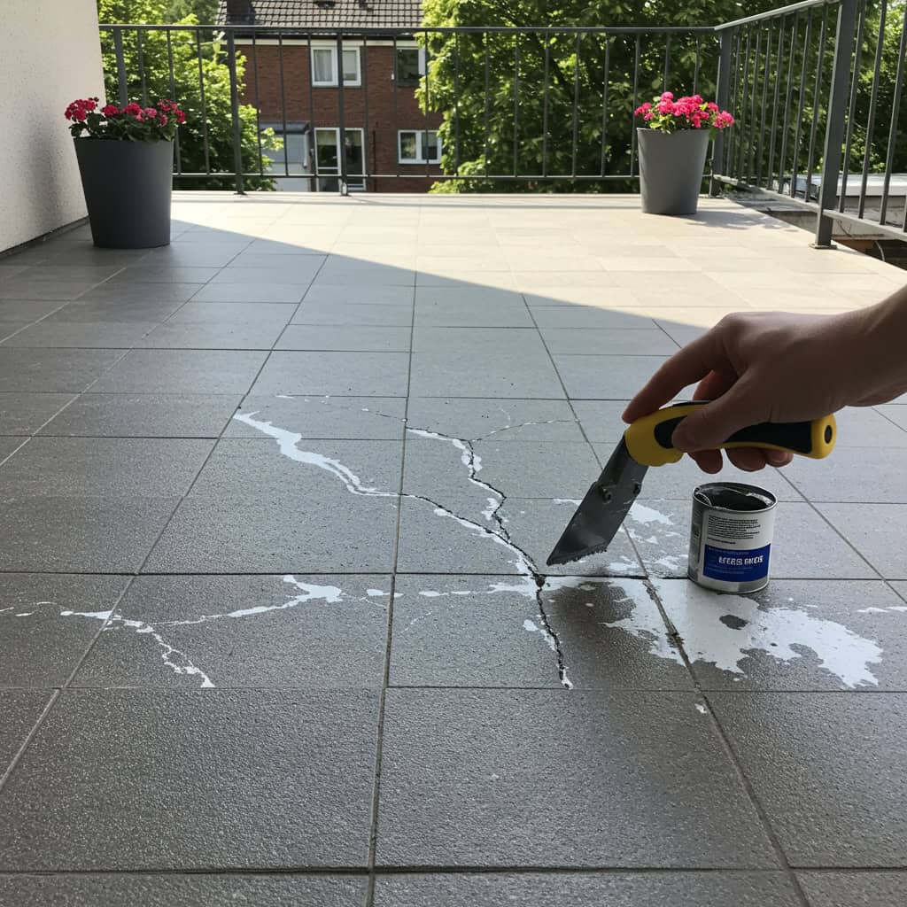 13. 庭やベランダのタイル・コンクリート補修