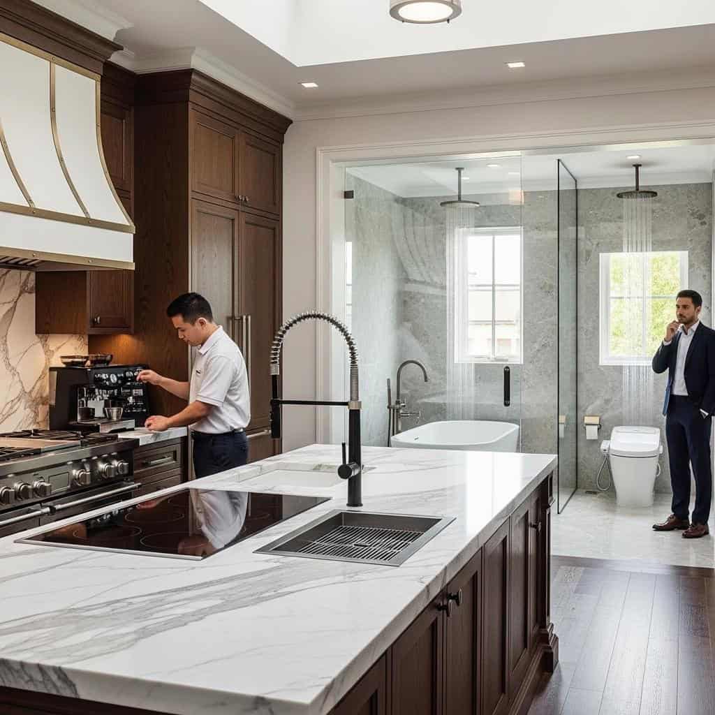 8. カスタム仕様のキッチンやバスルーム