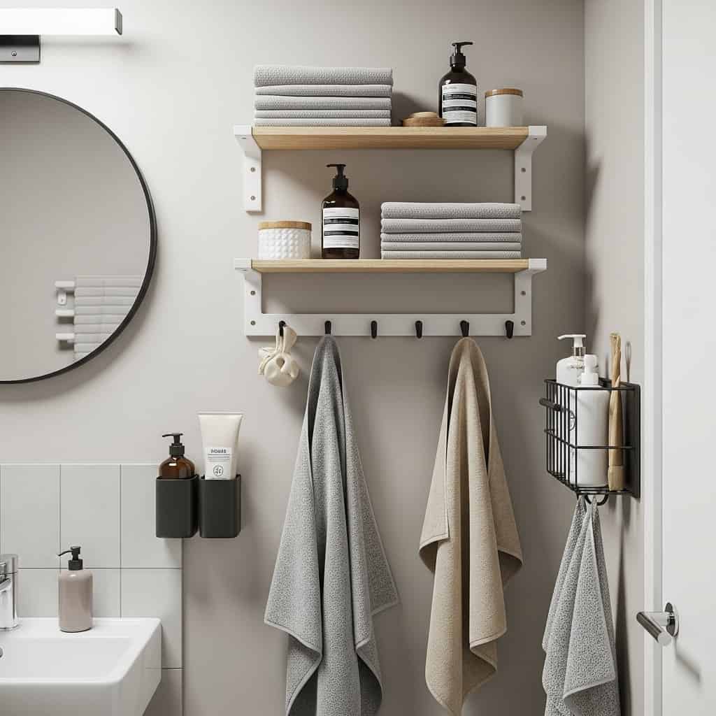 1. 壁面収納の活用