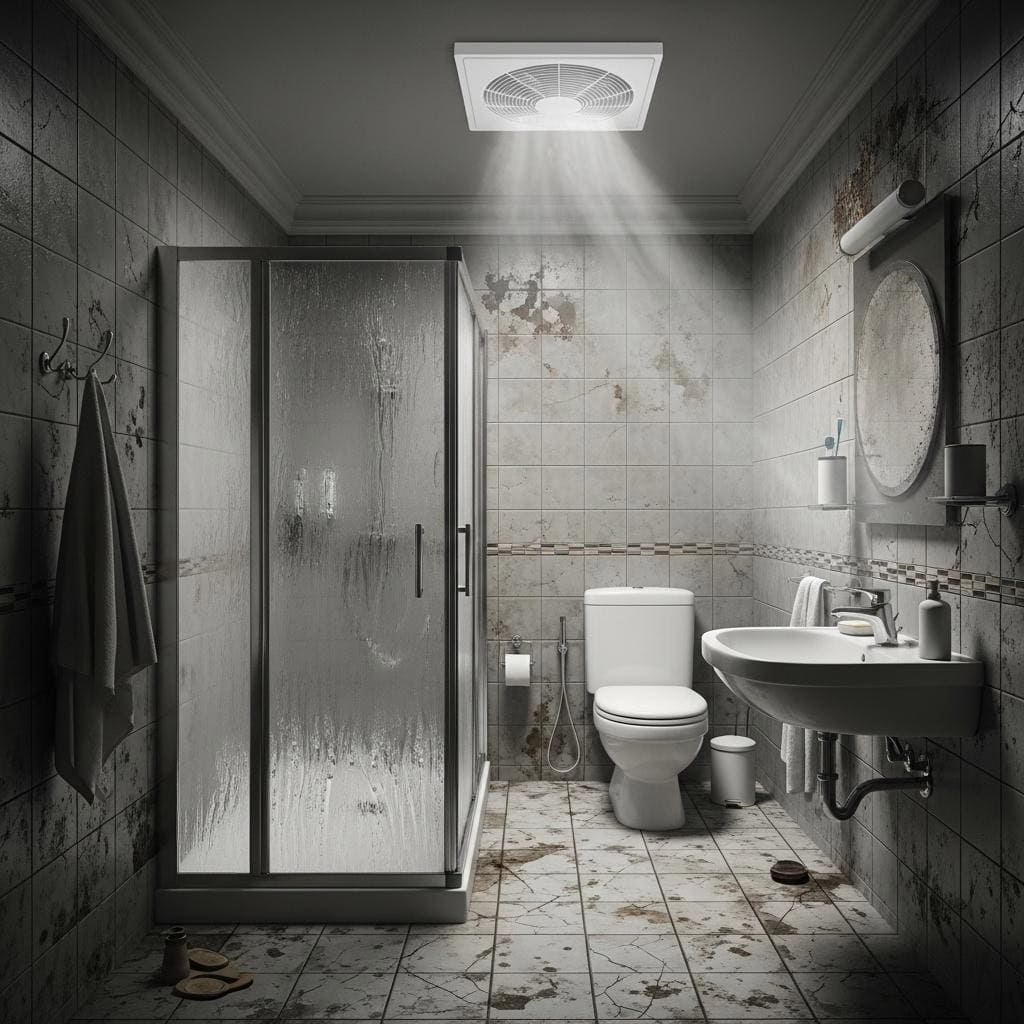 ステップ1:バスルームの換気が必要な理由を理解する