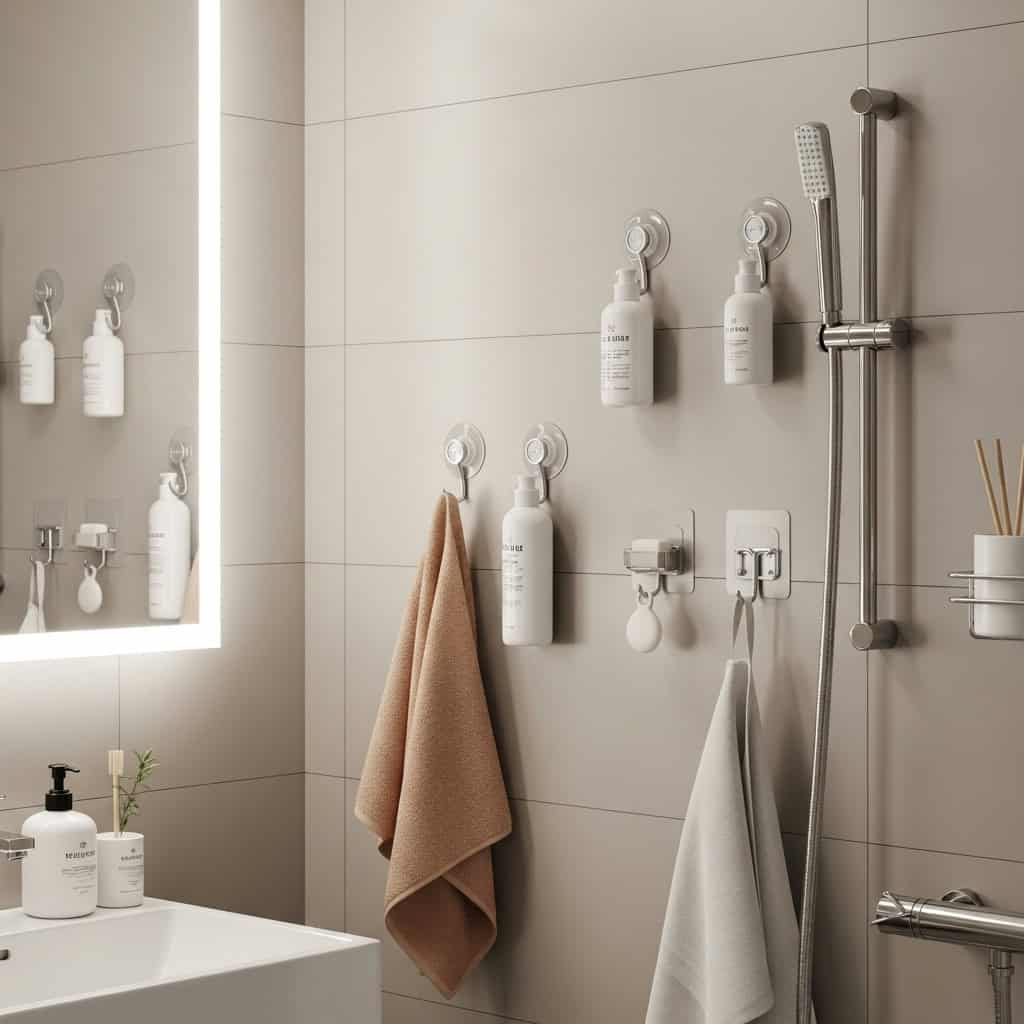 11. フックやハンガーで壁面を有効活用