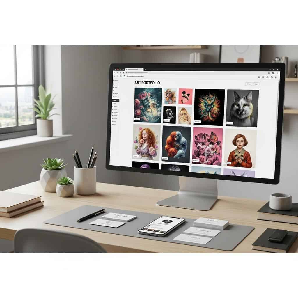 ステップ7: オンラインポートフォリオを作成する