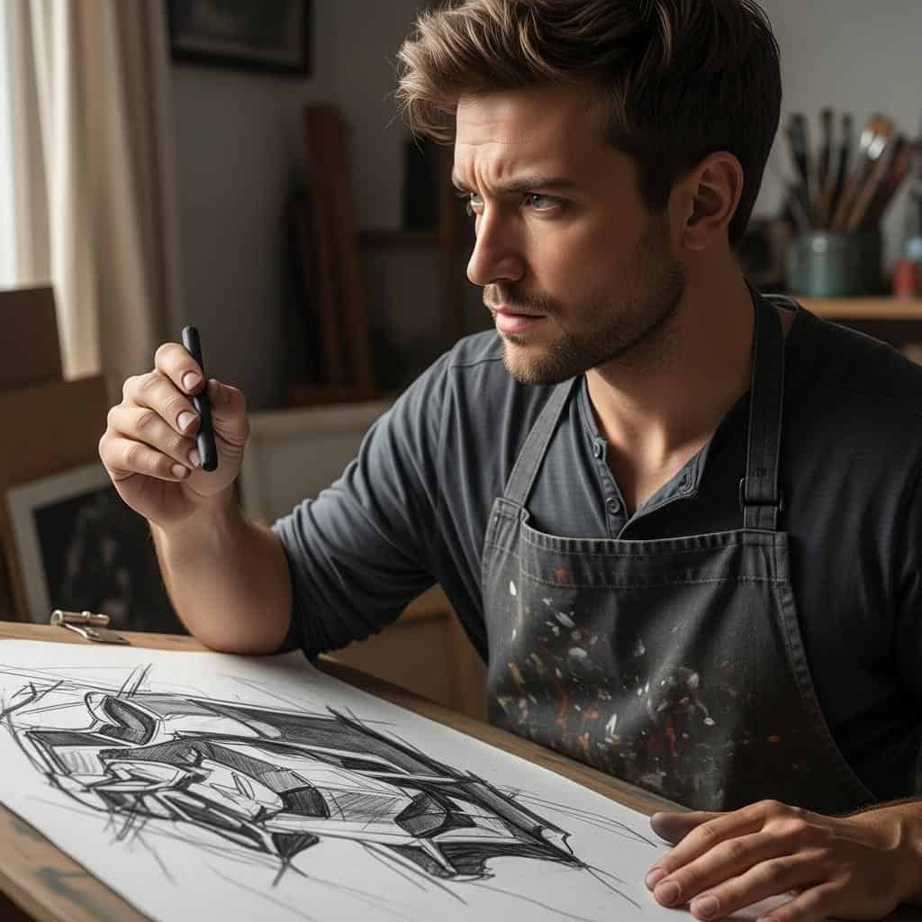 1. ブラインド・コンター・ドローイングを試す