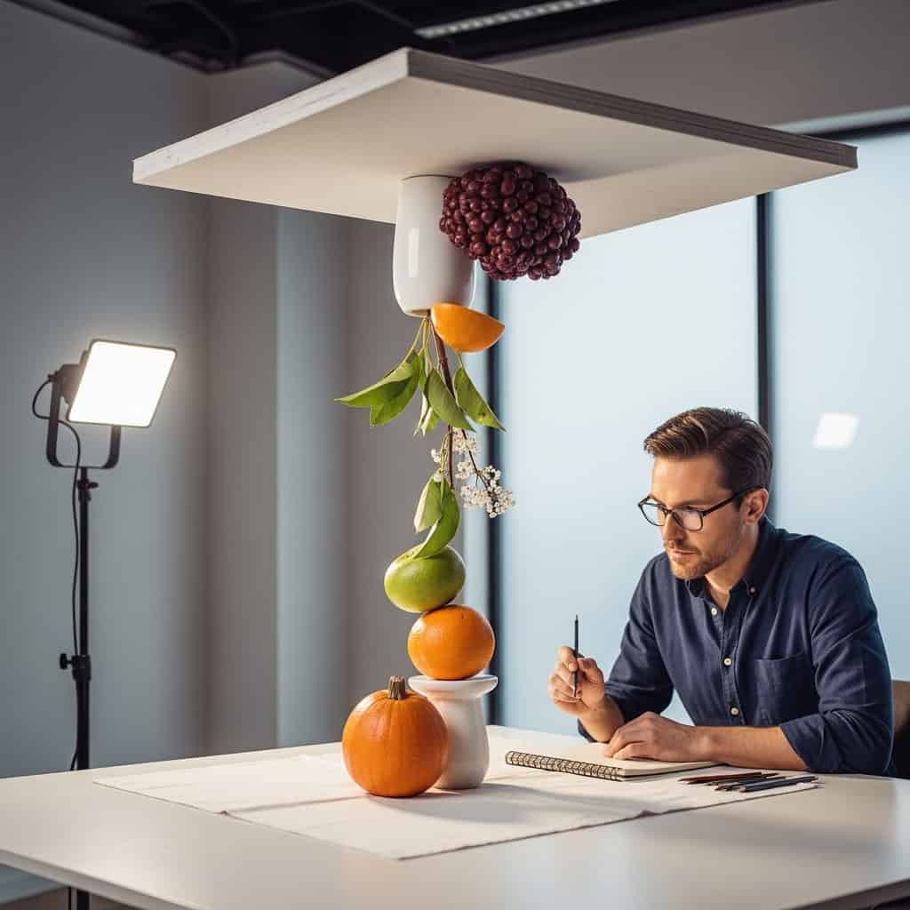 4. 逆さ描きでバランス感覚を養う