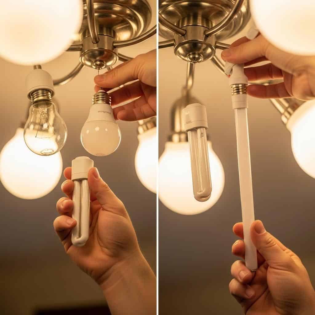 ステップ2: 照明をLEDに交換する